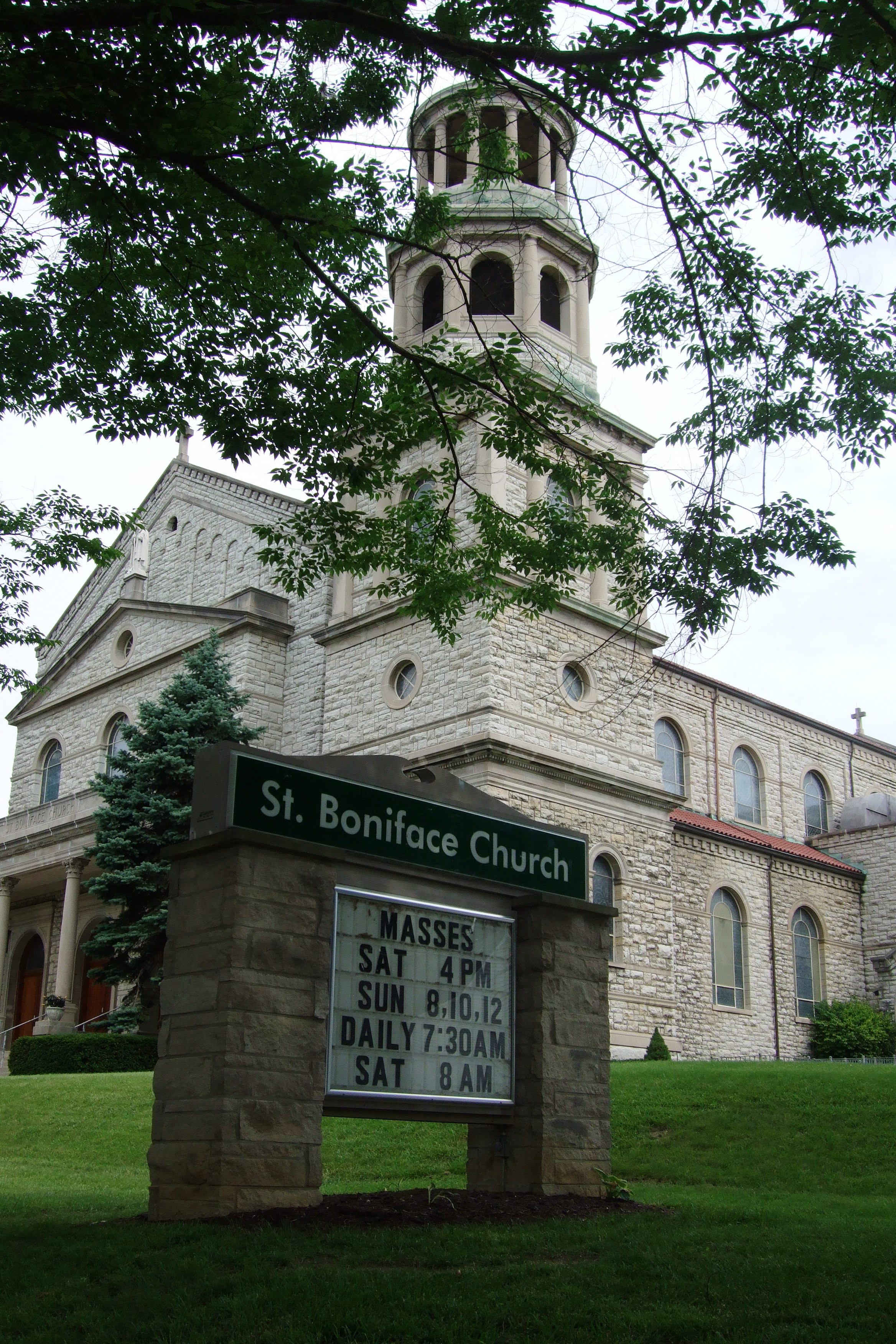 to St. Boniface Catholic Church